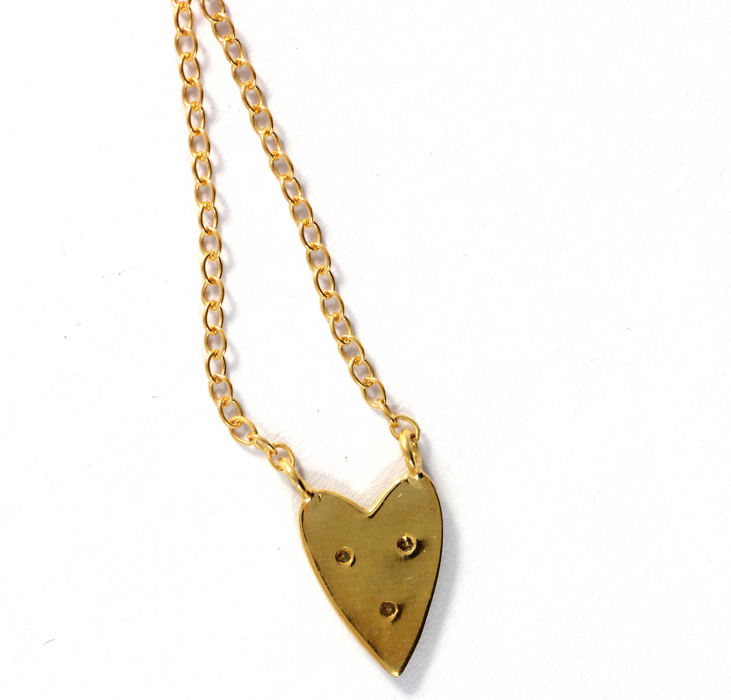 Heart Diamond Pendants. Genuine handmade pave diamond Pendant