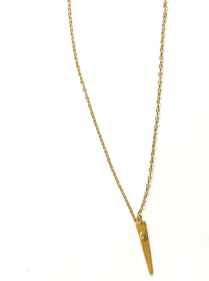 Spike Diamond Pendants. Genuine handmade pave diamond Pendant