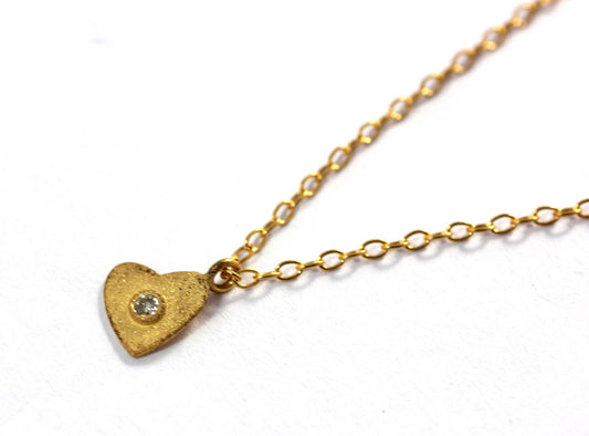 Heart Diamond Pendants. Genuine handmade pave diamond Pendant.