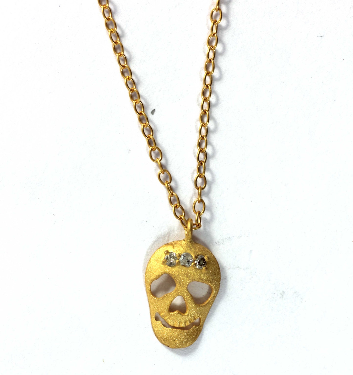 Skull Diamond Pendants. Genuine handmade pave diamond Pendant.