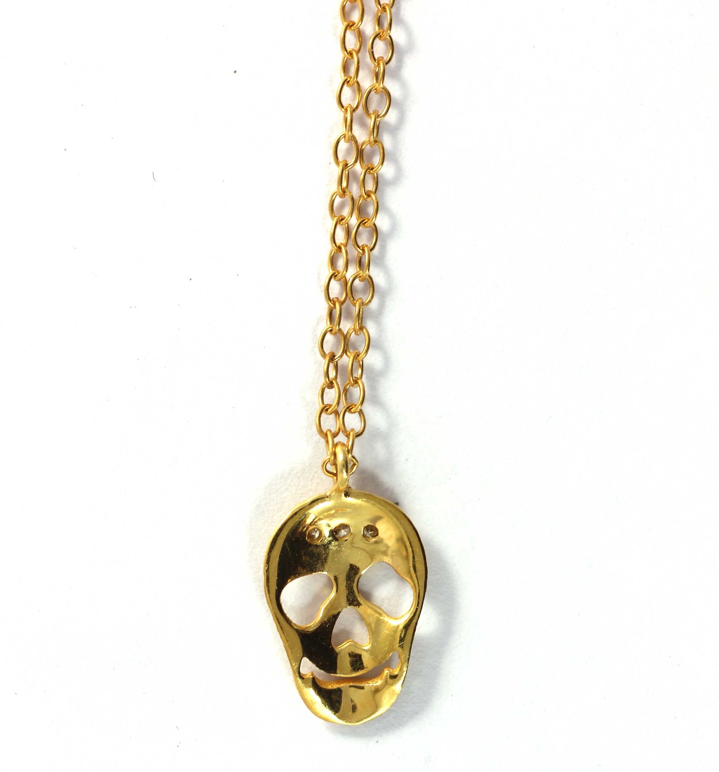 Skull Diamond Pendants. Genuine handmade pave diamond Pendant.