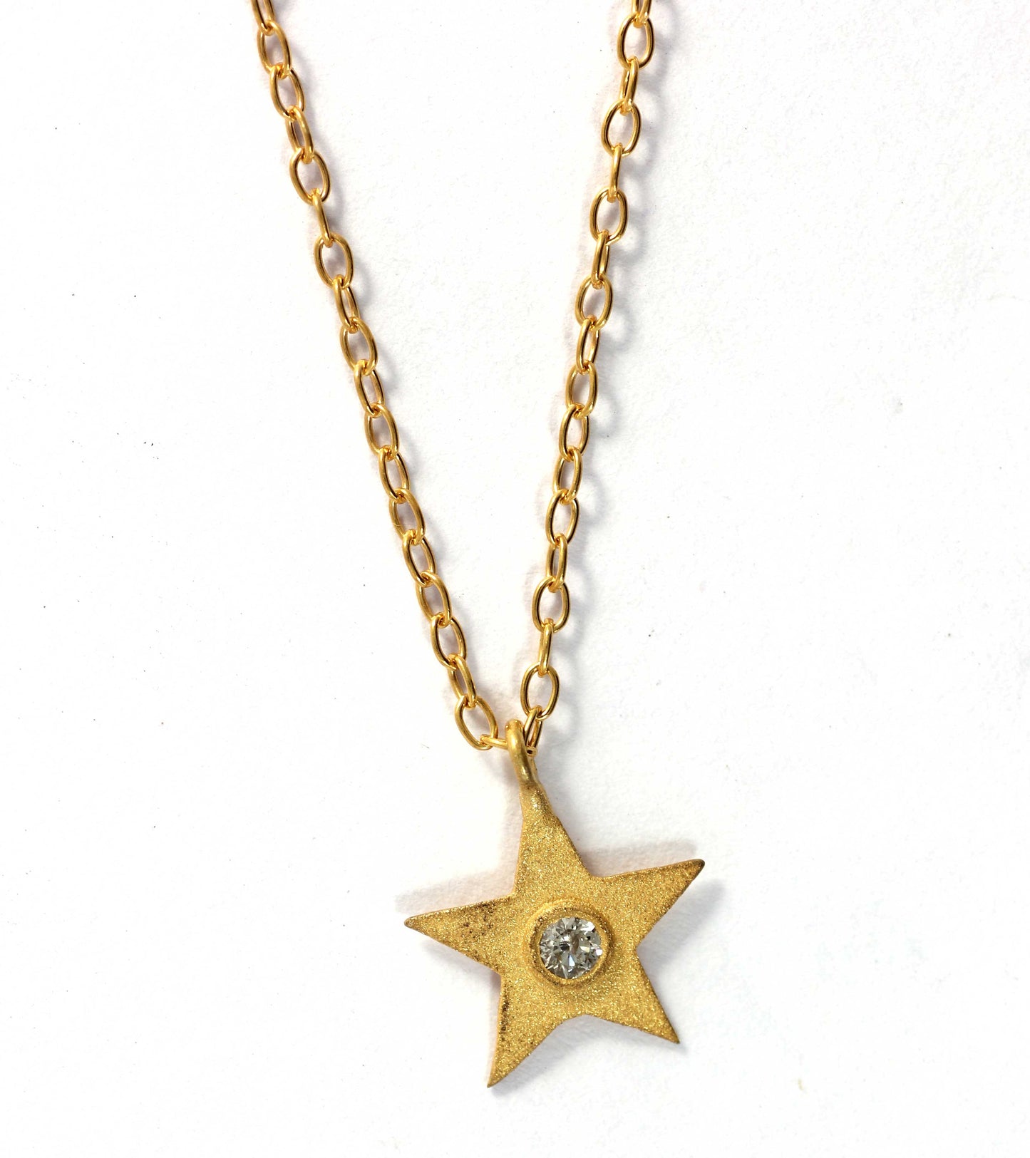 Star Shape Diamond Pendants. Genuine handmade pave diamond Pendant