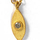 Marquise Shape Diamond Pendants. Genuine handmade pave diamond Pendant. Chain Metal 925 Sterling Silver