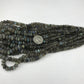 Labradorite Beads Carved Melons