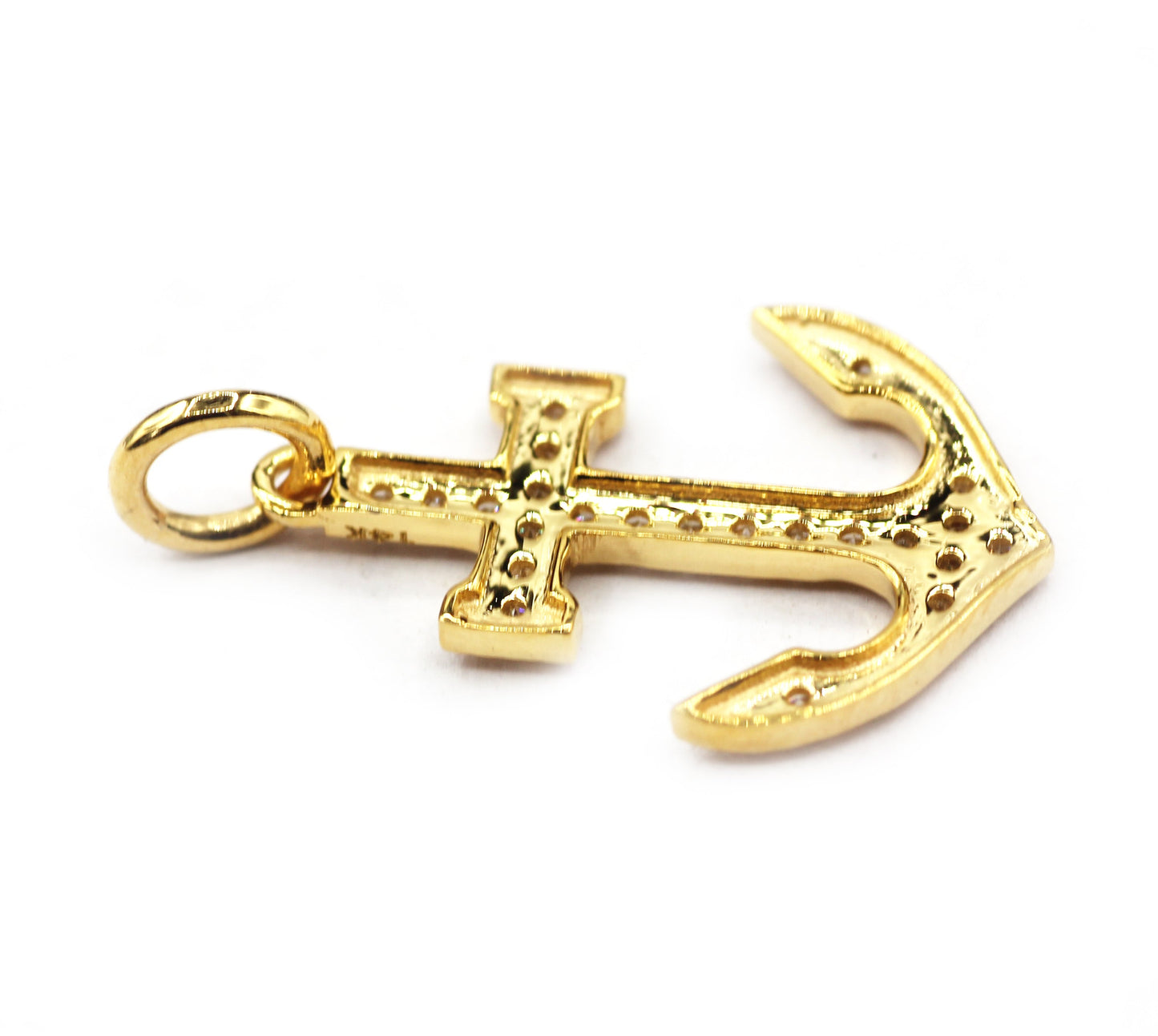 14k Solid Gold Diamond Pendants. Genuine handmade pave diamond Pendant.14k Solid Gold Diamond Pendants.