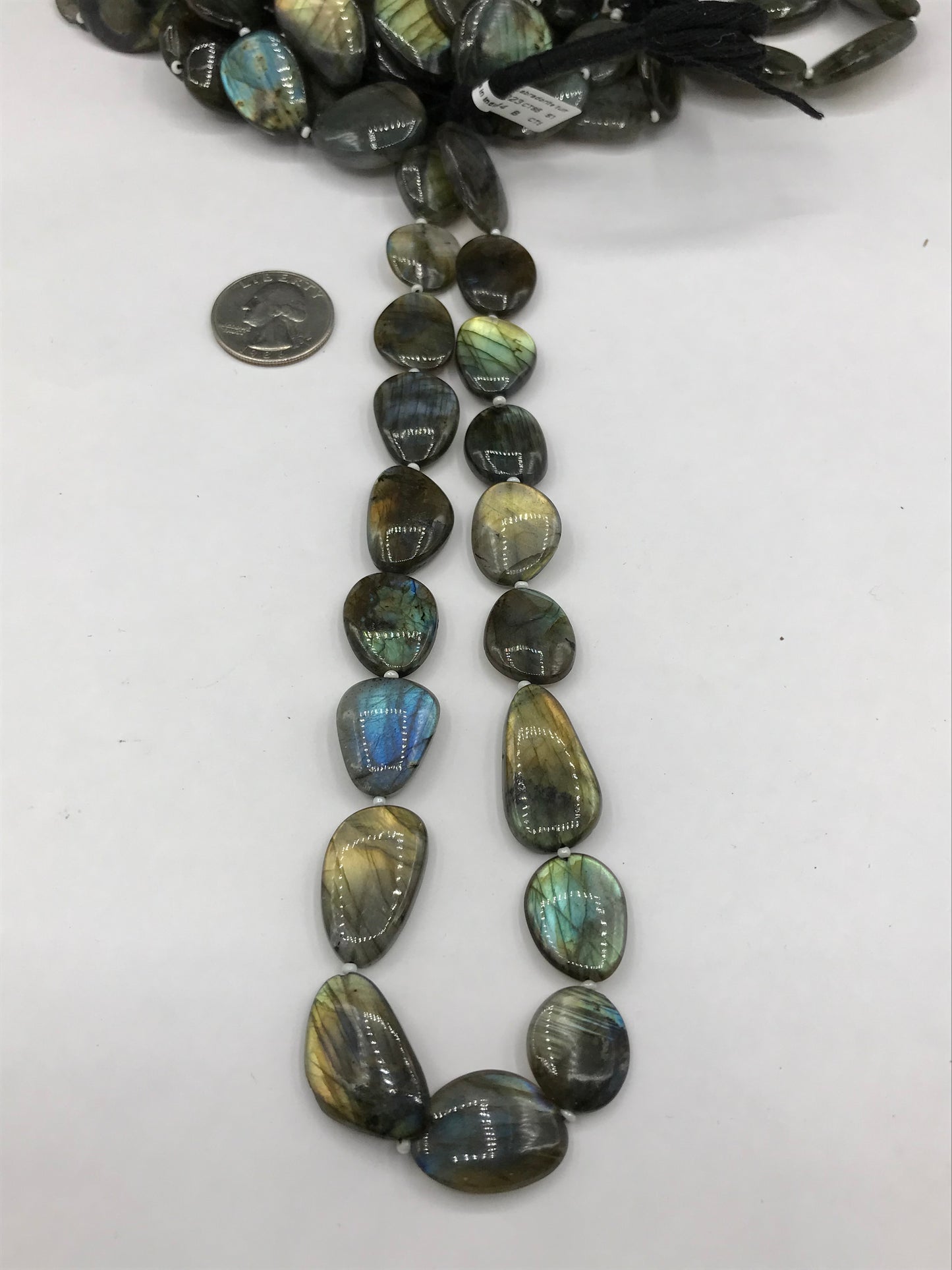 Labradorite Beads Smooth Oval