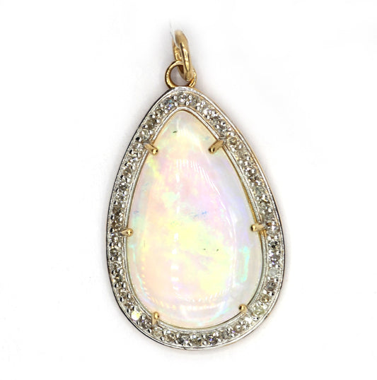 Solid 14k Gold Pear Diamond Pendants. Genuine handmade pave diamond Pendant. 14k Solid Gold Diamond Pendants.
