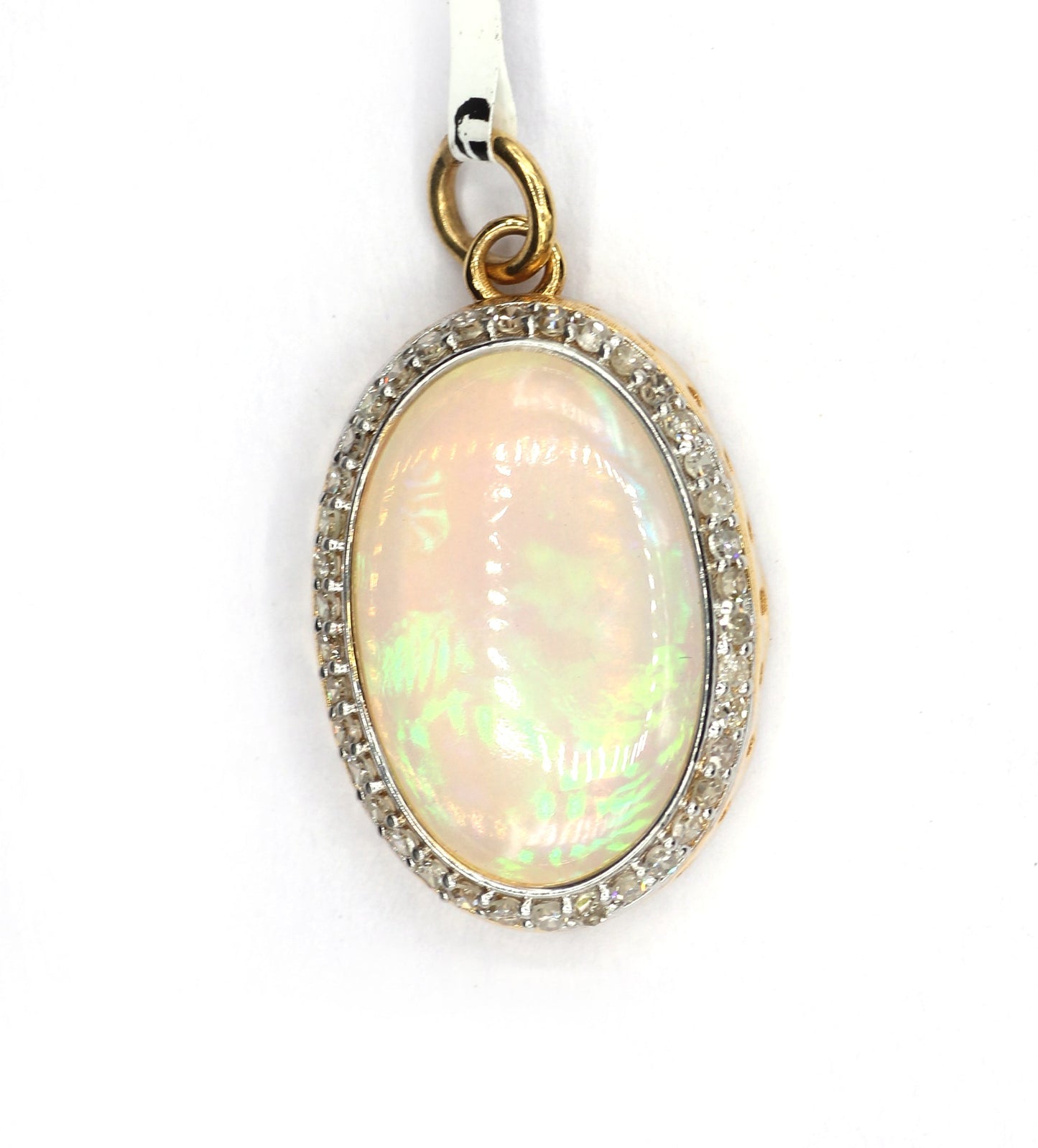 Solid 14k Gold Oval Diamond Pendants. Genuine handmade pave diamond Pendant. 14k Solid Gold Diamond Pendants.