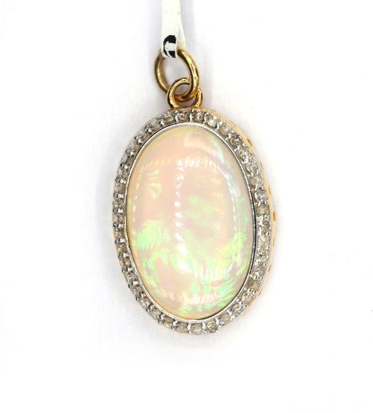 Solid 14k Gold Oval Diamond Pendants. Genuine handmade pave diamond Pendant. 14k Solid Gold Diamond Pendants.