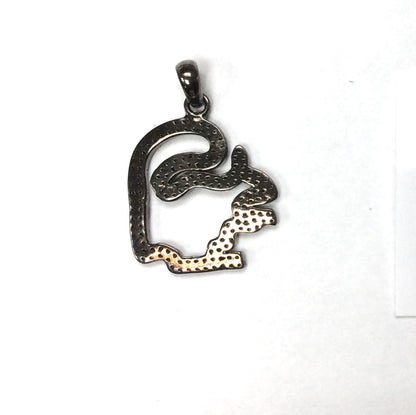 Pave Diamond Charm