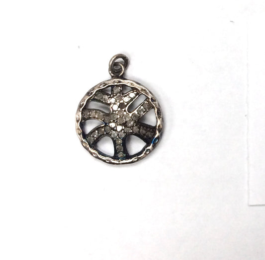 Pave Diamond Charm