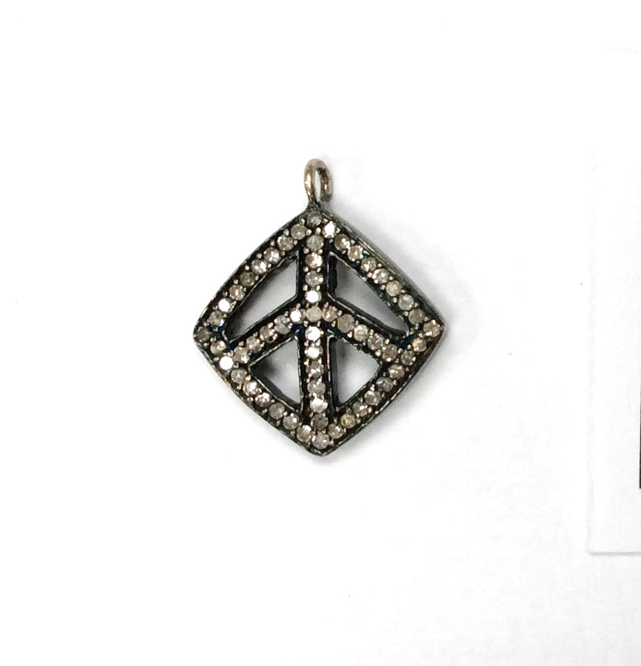 Pave Diamond Charm