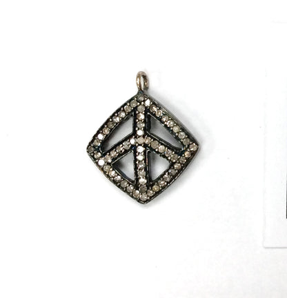 Pave Diamond Charm