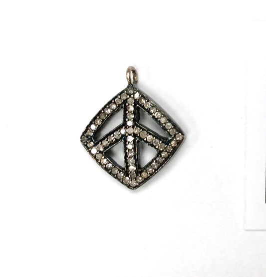 Pave Diamond Charm
