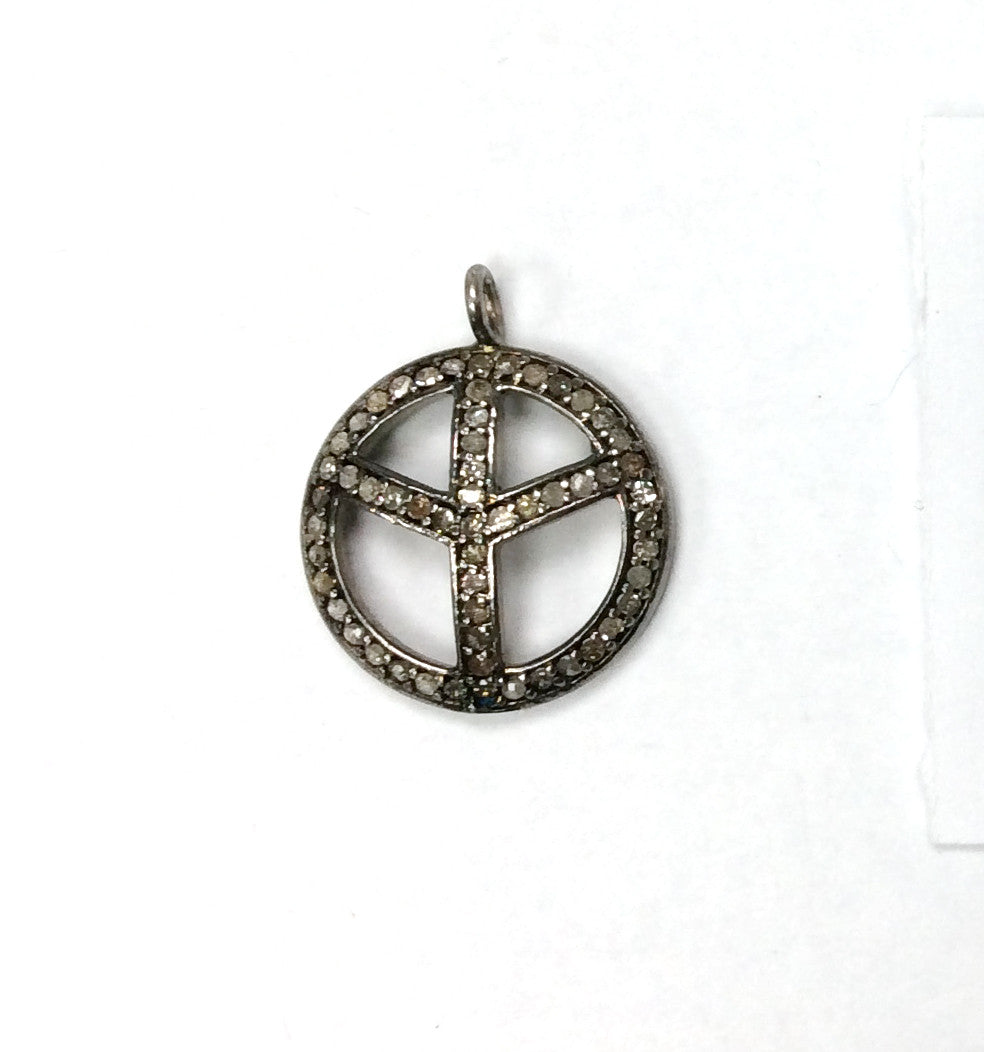 Pave Diamond Charm