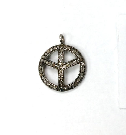 Pave Diamond Charm
