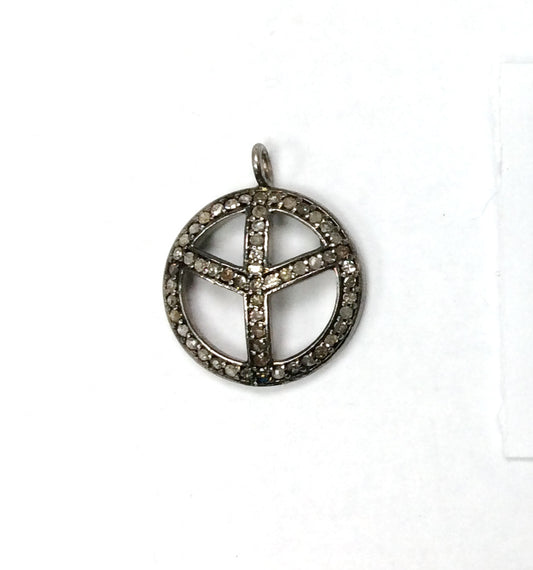 Pave Diamond Charm