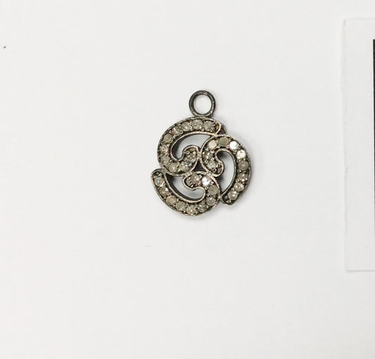 Pave Diamond Charm