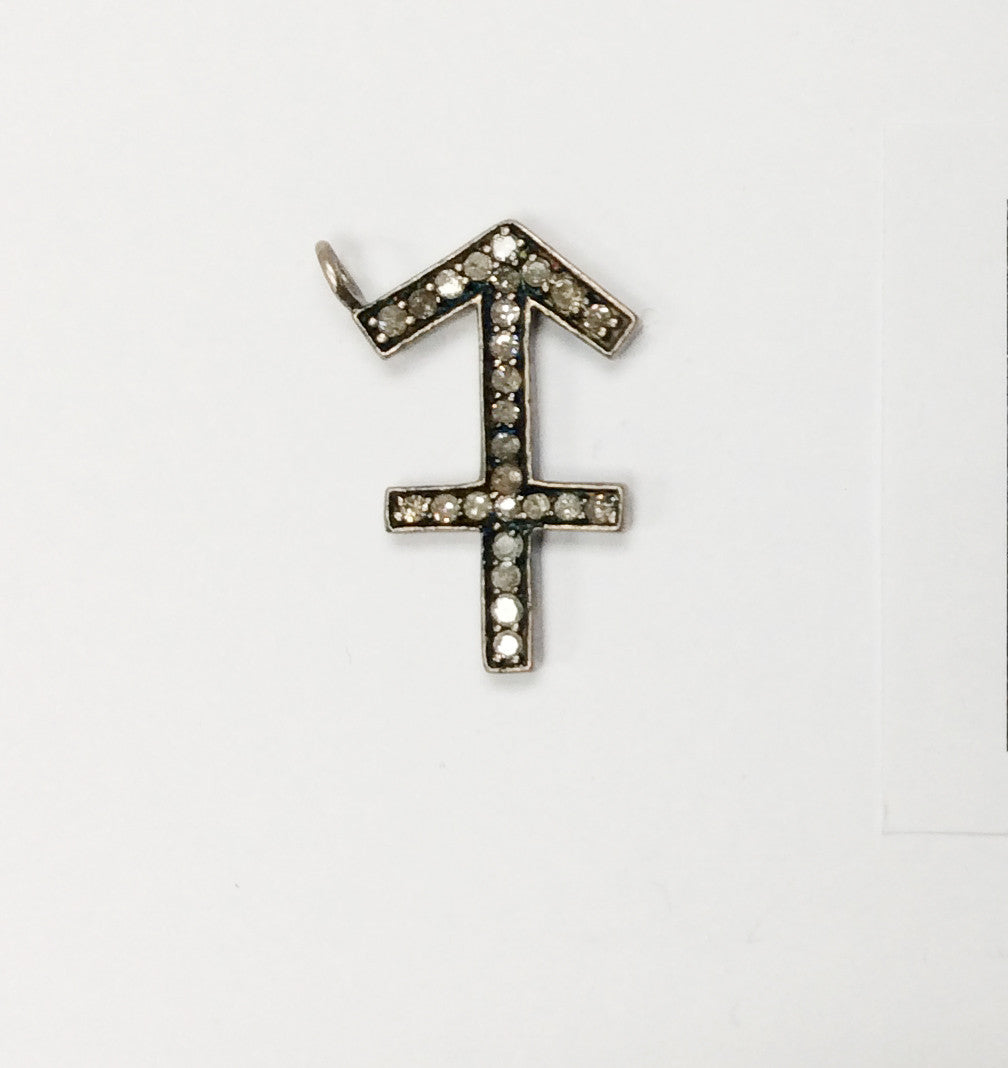 Pave Diamond Charm