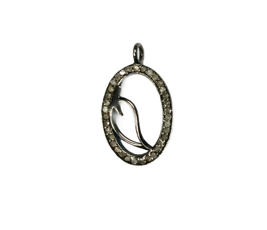 Pave Diamond Charm