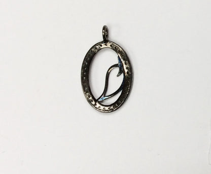 Pave Diamond Charm