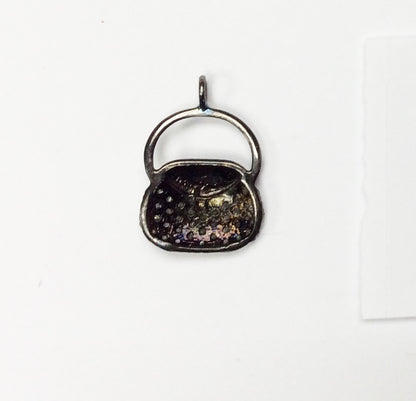 Purse Shape Diamond Charms