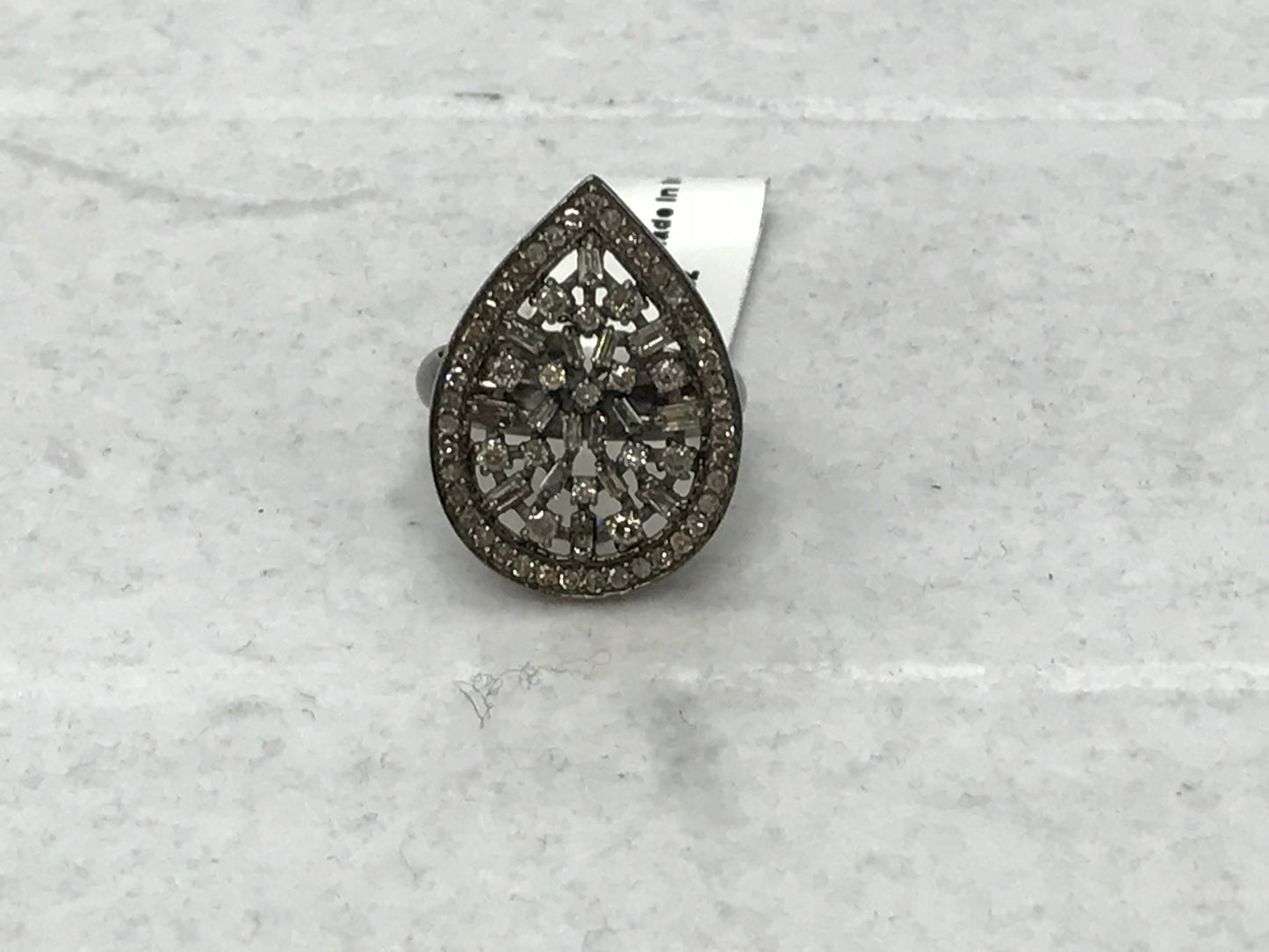 Droplet Diamond Ring