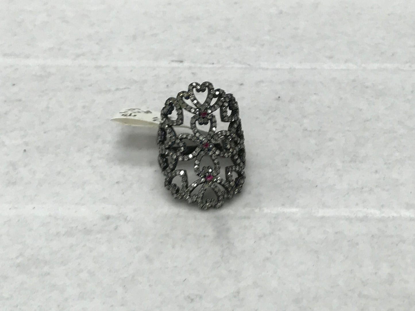 DESIGNER DIAMOND AND RUBY RING