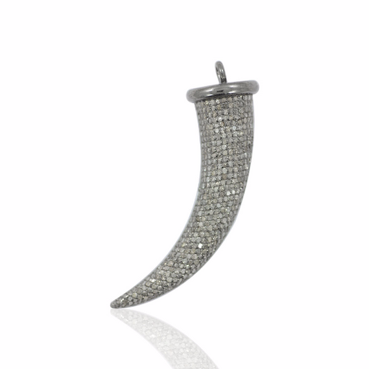 Pave Diamond Detail on , Gorgeous Piece Sizzling Case Awesome Pendant.
