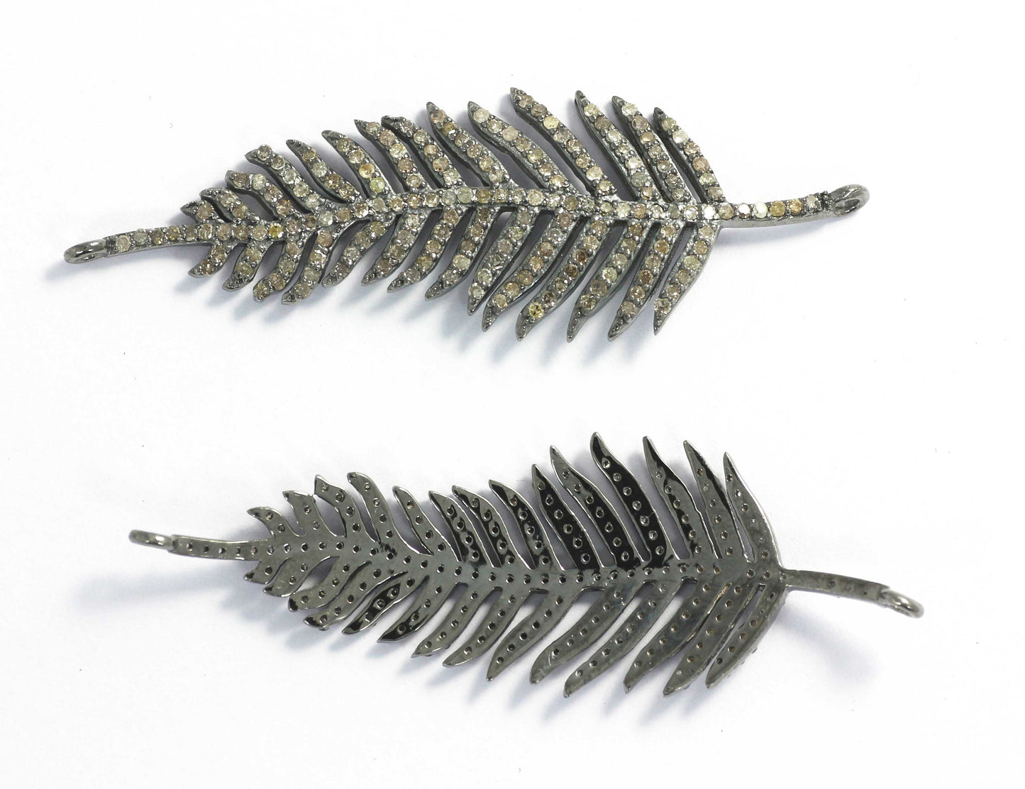 Leaf Diamond Pendants & Charms