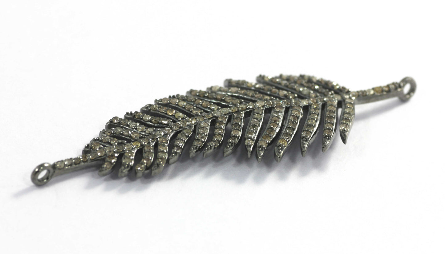 Leaf Diamond Pendants & Charms