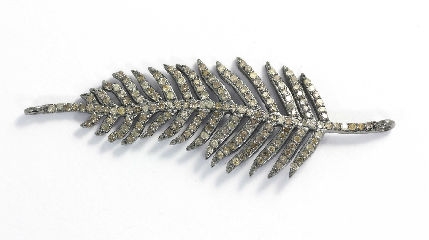Leaf Diamond Pendants & Charms