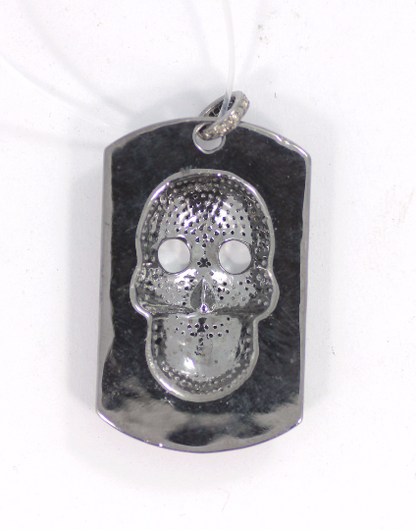 Pave Diamond Charm .925 Oxidized Sterling Silver Diamond Charms, Genuine handmade pave diamond Charm Size 40 x 25 MM