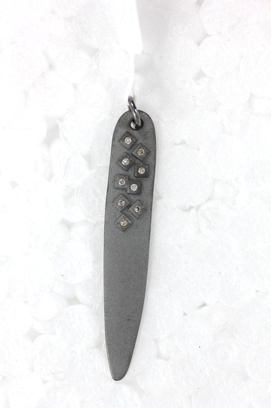 Silver Diamond Pendant