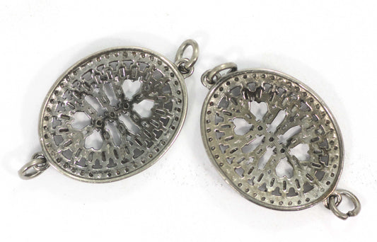 Oval Shape Diamond Pendant