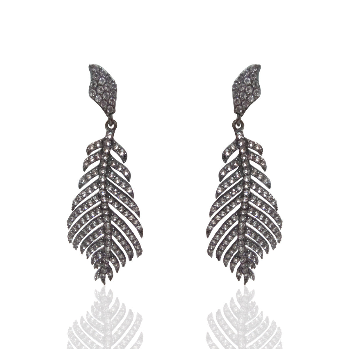White Topaz Earrings