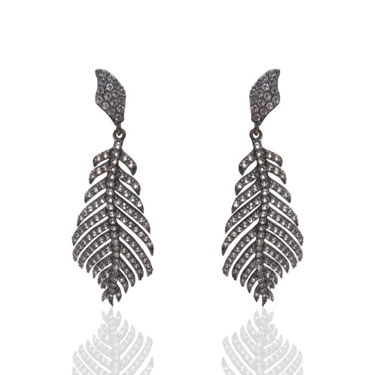 White Topaz Earrings