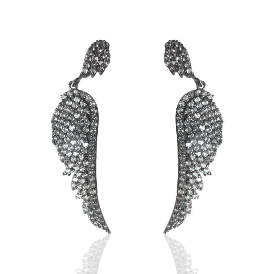 SILVER GEMSTONE EARRINGS