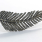 Silver Pave Diamond Ring .925 Oxidized Sterling Silver Diamond Ring, Genuine handmade pave diamond Ring.