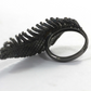 Silver Pave Diamond Ring .925 Oxidized Sterling Silver Diamond Ring, Genuine handmade pave diamond Ring.
