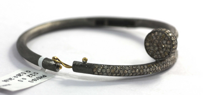Nail Shape Diamond Bracelets