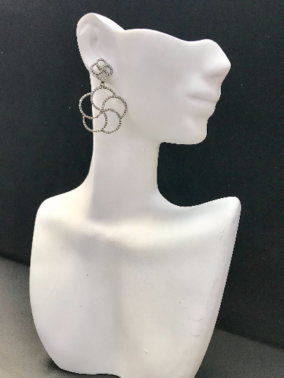 Diamond Art Deco Diamond Earring