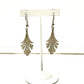 Art Deco Diamond Earring, Pave Diamond Earring,Pave Art Deco Earring, Appx 45 x 18mm