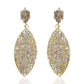 Gold Plated Diamond Silver Earring