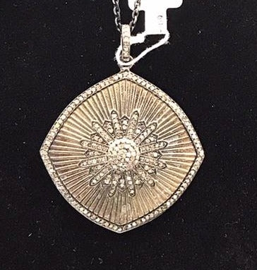 Fancy Shape Diamond Pendant