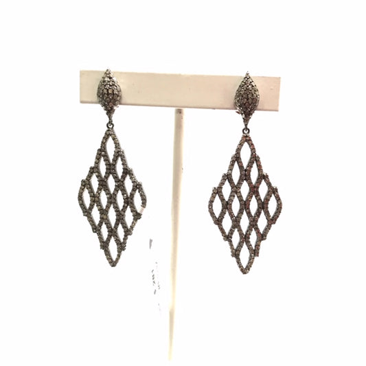 Fancy Shape Diamond earring