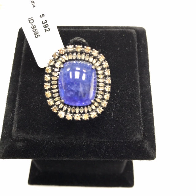 Tanzanite and Diamond Ring