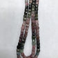 Multi Tourmaline square, Tourmaline Beads facetted square