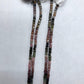 Multi Tourmaline square, Tourmaline Beads facetted square