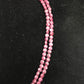Ruby Beads faceted coin,beads, coin